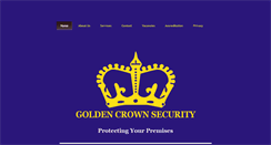 Desktop Screenshot of goldencrownsecurity.com